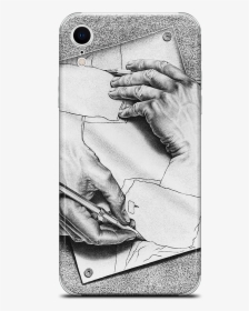 Drawing Hands Iphone Skin   Data Mfp Src //cdn - Certainty Of Uncertainty, HD Png Download, Transparent PNG